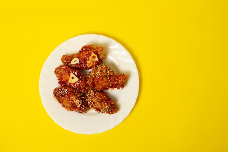 Honey Garlic Wings Dions restaurant